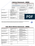 Safe Work Method Statement - SWMS: Waterproofing Bathrooms