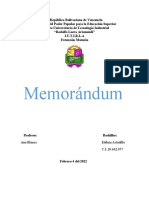 Memorandum