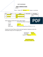 SURAT PERINTAH TUGAS INVESTIGASI KONTAK