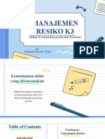 Manajemen Resiko K3 Pasien Dan Perawat