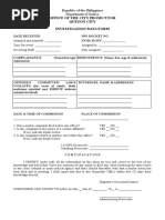 PI Form - QC