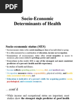 Socio-Economic Determinants of Health