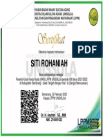 Siti Rohaniah: Dr. H. Asyhari SE., MM. NIK. 210491022