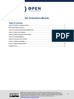 ECD 2022 MOOC Orientation Module Downloadable Packet Spring 2022