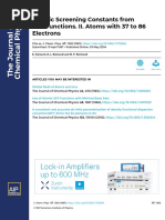 Atomic Screening Constants From SCF Functions. II. Atoms With 37 To 86 Electrons