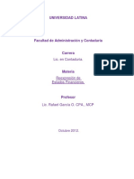 EjemploReexpresión de Estados Financieros