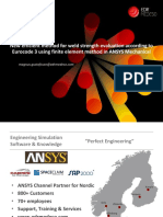 Weld Strength Evaluation According To Eurocode 3, M Gustavsson