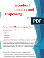 Lecture 2 Pharmaceutical Compounding and Dispensing