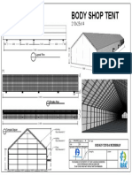 Body Shop Tent: Layout Plan Perspektif