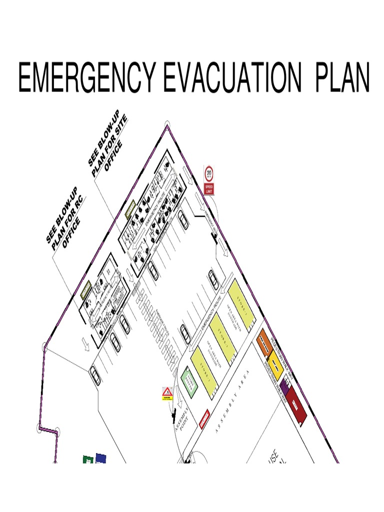 Emergency Evacuation Plan (Land Scape) PDF