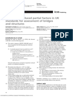 Discussion:: Reduced Partial Factors in UK Standards For Assessment of Bridges and Structures