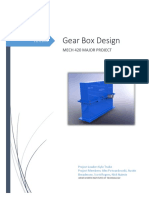 Gear Box Design: Mech 420 Major Project