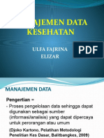 Manajemen Data Kesehatan (Ii)