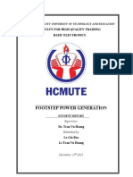 HCMCUTE Footstep Power Report