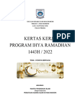 KERTAS KERJA IHYA Ramadhan 2022
