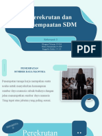 Kelompok 3 - Perekrutan Dan Penempatan SDM - MSDM