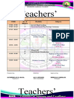 Grade 11 Class Schedule