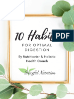 10 Habits: For Optimal Digestion