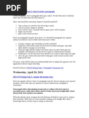 IELTS Writing Task 2
