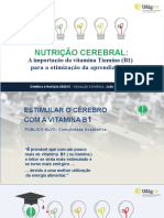 Nutrição Cerebral:: A Importação Da Vitamina Tiamina (B1) para A Otimização Da Aprendizagem