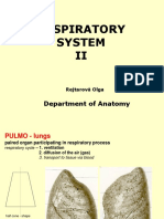 Respiratory System II. 2018