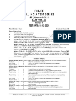 Aits Pt-3 Jee Adv Paper-1 19.12.2021 Solution+Qp