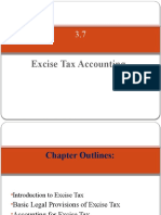 Excise Tax Accounting