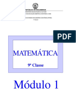 Módulo de Matemática 9 Classe
