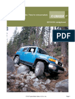 Toyota FJ Cruiser Users Manual 338441