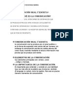 La Comunicación Oral y Escrita