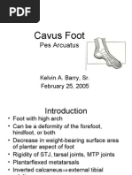 Cavus Foot