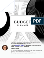 Budget Planner Floral Style-A5