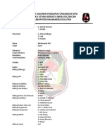 Daftar Susunan Pengurus Organisasi DPD