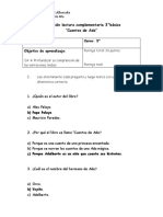 Resumen de evaluación de lectura sobre Cuentos de Ada