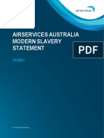 Airservices Australia Modern Slavery Statement FY2021
