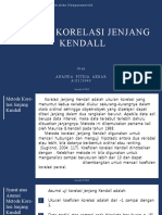 A1i120040 - Ananda Fitria Akbar Statistika Nonparametrik (Metode Korelasi Jenjang Kendall)