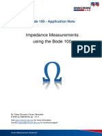 Impedance Measurements Using The Bode 100