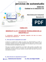 TAREA N°6 SESIÓN N°7 Al 10 NUEVAS TECNOLOGÍAS DE LA INDUSTRIA 4.0 Incompleto