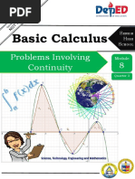 Basic Calculus: Problems Involving Continuity