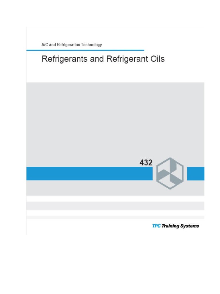 432 Refrigerants & Refrigerant Oils PDF