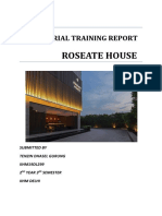 Roseate House Industrial Training Report