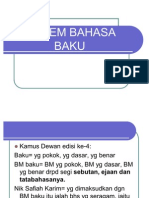 Bahasa Melayu: Bahasa Baku (BMK2012)