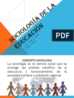 Sociología de La Educ