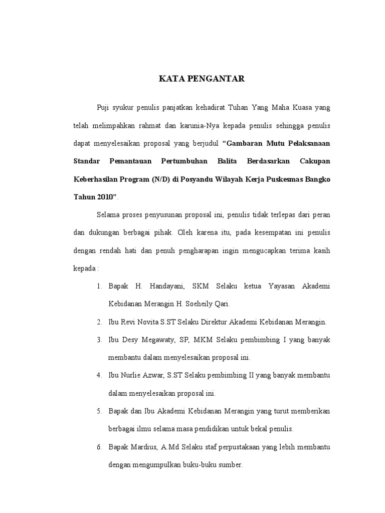 Kata Pengantar Proposal k Ria