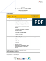 Plano anual de disciplina de AT - Operações Técnicas