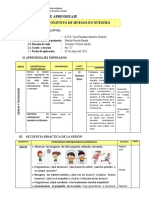 Sesión de Aprendizaje C.T. 07 06