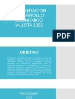 Presentación desarrollo económico Villeta 2022