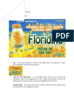 Group Project Analysis of Floridina Advertisement