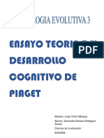 Teoría del desarrollo cognitivo jean Piaget