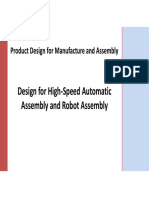 Product Design for High-Speed Automated Assembly